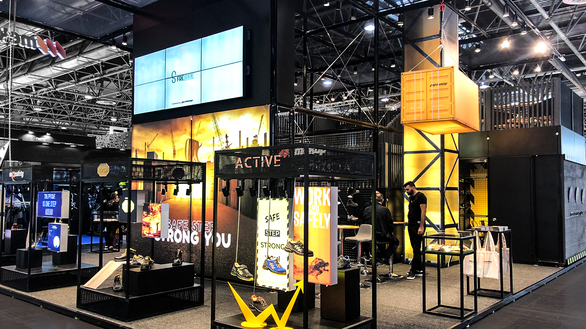 mekap işsağlığı ayakkabı safe 2019 aa aplusa stand fuar fair kiralık stand 1