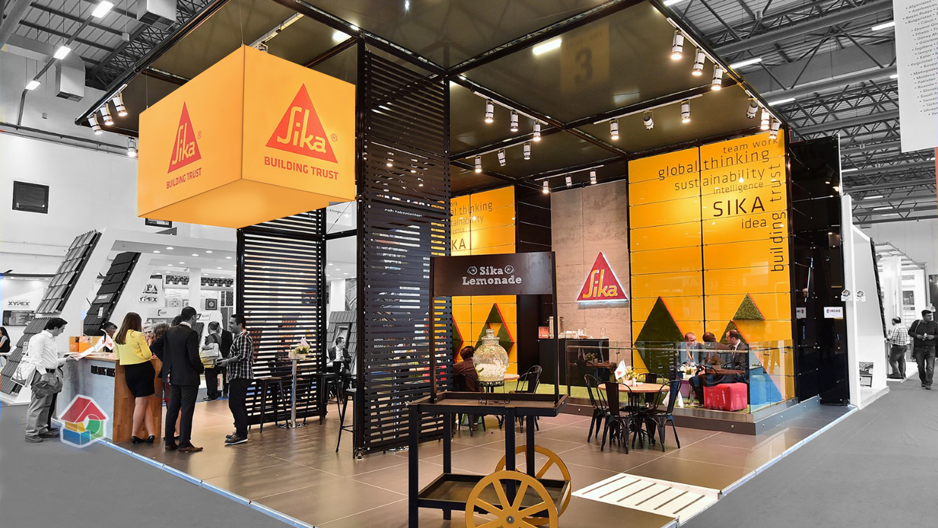 sika building abc yapifuari kapipencere kiralık fuar standi 2